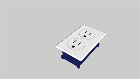 3d model electrical outlet box|3d warehouse electric outlet.